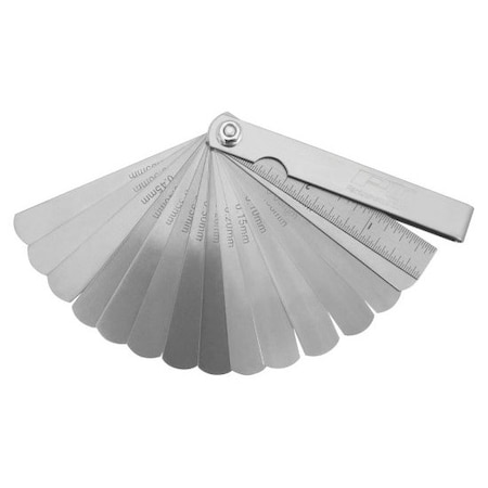 Performance Tool Thickness Gauge (15 Blades) Feeler Gauge, W131C W131C